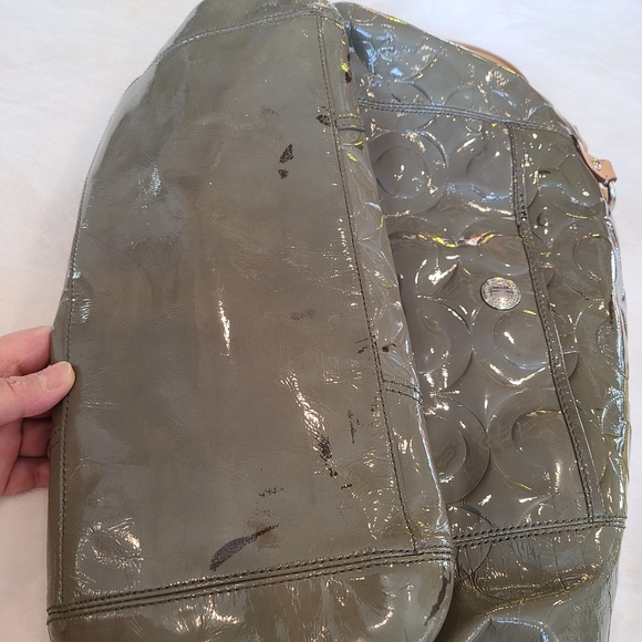 Coach Large patent leather Tote Bag - Picture 7 of 16